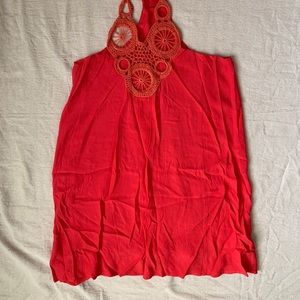 Coral tunic